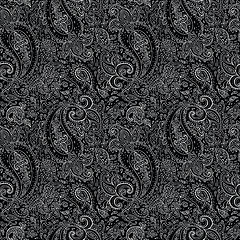 Image showing Seamless Paisley background.