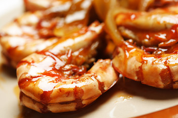 Image showing Delicious shrimps