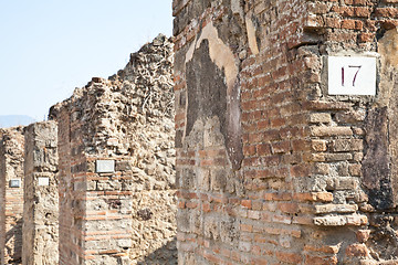 Image showing Pompeii - archaeological site