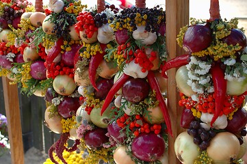 Image showing Vegetables decoration