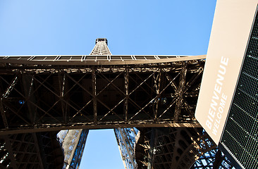 Image showing Welcome to Eiffel Tower