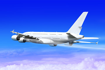 Image showing landing airplane