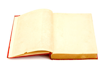 Image showing Blank pages of a old book

