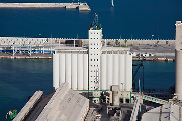 Image showing Barcelona port