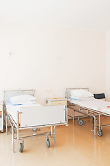 Image showing Hospital ward with beds