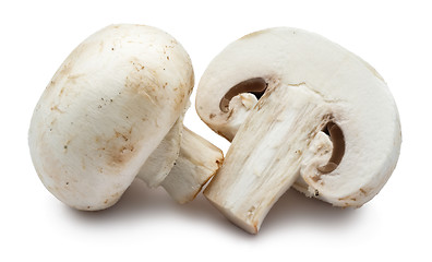 Image showing Champignon mushrooms