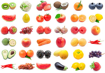 Image showing Fruits and Vegetables