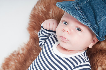 Image showing Cute ewborn baby