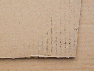 Image showing Corrugated cardboard background