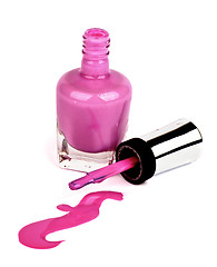 Image showing Purple Nail Varnish