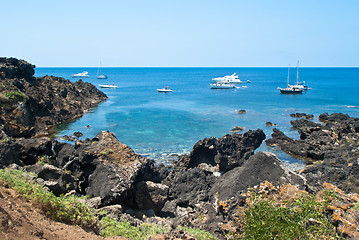 Image showing beach in Ustica Island,Sicily