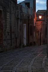 Image showing old town of Erice at night