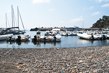 Image showing harbour in Ustica island, Sicily