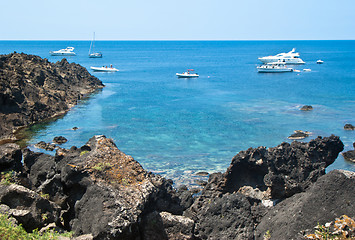 Image showing beach in Ustica Island,Sicily