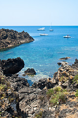 Image showing beach in Ustica Island,Sicily