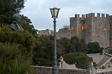 Image showing  fortresses of Erice town, Sicily