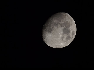 Image showing Near full moon