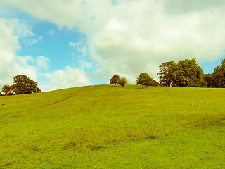 Image showing Retro looking Primrose Hill, London