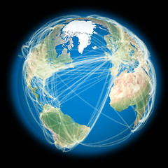 Image showing Connected world