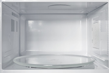 Image showing Inside of the microwave oven