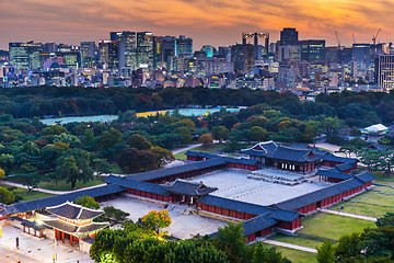 Image showing Historical grand palace in Seoul city