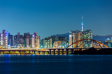 Image showing Seoul skyline