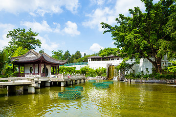 Image showing Traditional chinese pavilion