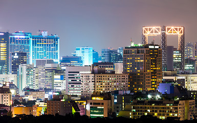 Image showing Myeongdong in Seoul city