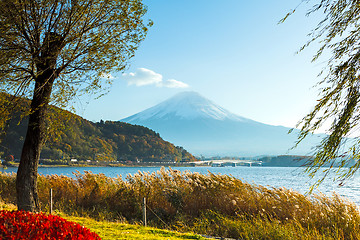 Image showing Mt. Fuji in autumn