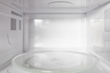 Image showing Inside of the microwave oven