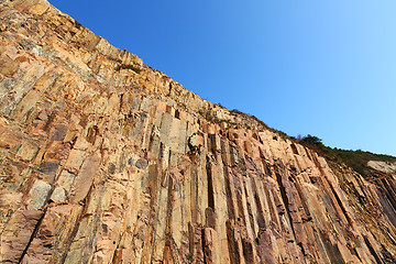 Image showing Hexagonal column in Hong Kong Geo Park