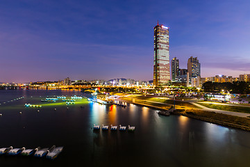 Image showing Seoul at night