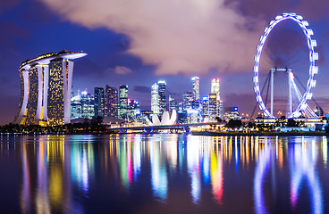 Image showing Singapore skyline