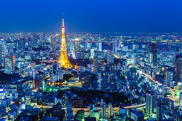 Image showing Tokyo night