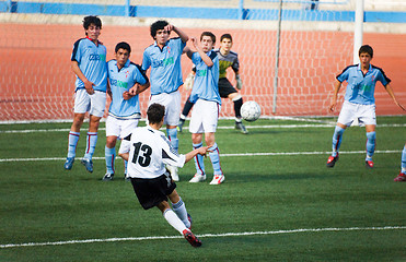 Image showing Free kick