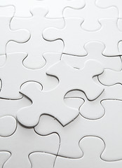 Image showing Incomplete puzzle with missing piece