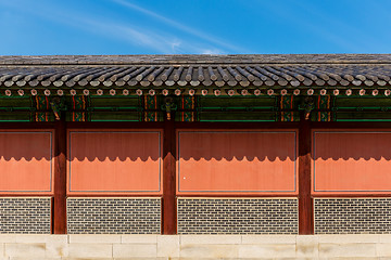 Image showing Exterior of traditional korean architecture