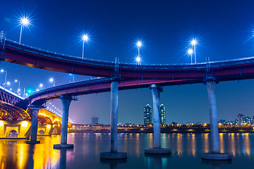 Image showing Freeway in Seoul