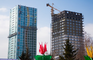 Image showing Building construction