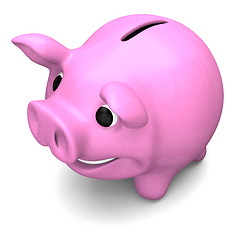 Image showing Happy piggy bank