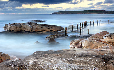 Image showing Mahon ocean rock pool Maroubra Australia