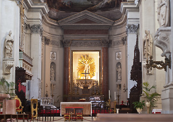 Image showing Interior of Palermo Cathedral, Sicily