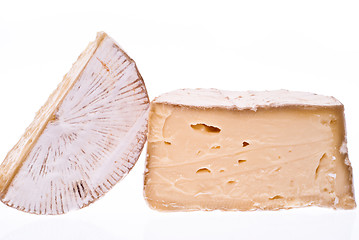 Image showing Soft cheese isolated