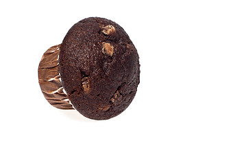 Image showing fresh baked chocolate muffin 