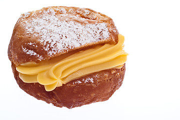 Image showing donut with custard