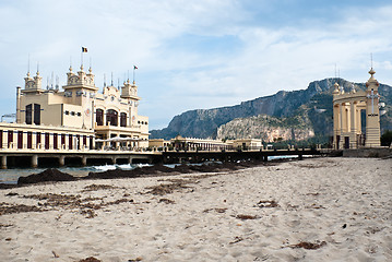 Image showing Charleston of Mondello on the beach