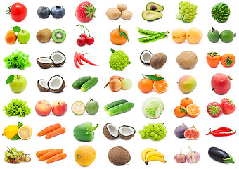 Image showing Fruits and Vegetables