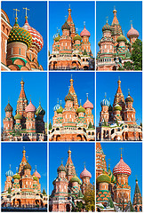 Image showing Saint Basil Cathedral  in Moscow