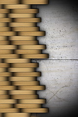 Image showing abstract detail of wooden floor