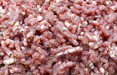 Image showing Raw minced beef background